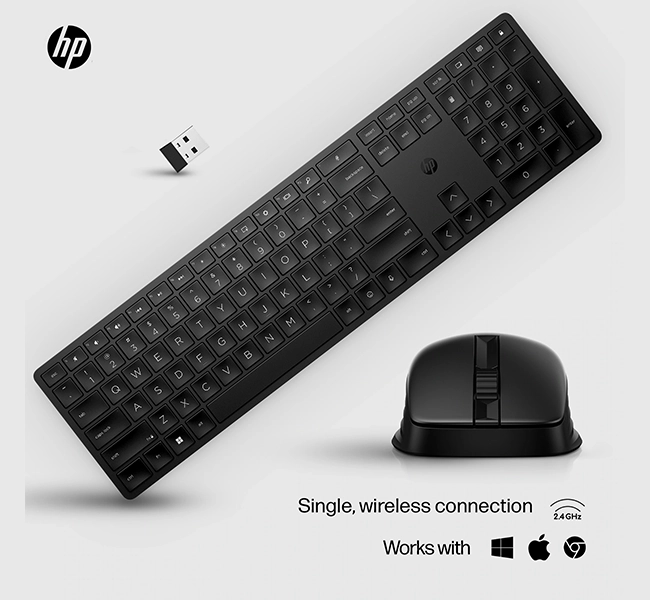 HP 650 Wireless Keyboard & Mouse Combo