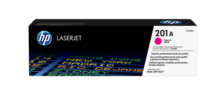 HP 201A Cyan / Black / Magenta/Yellow Original LaserJet Toner Cartridge (CF401A)