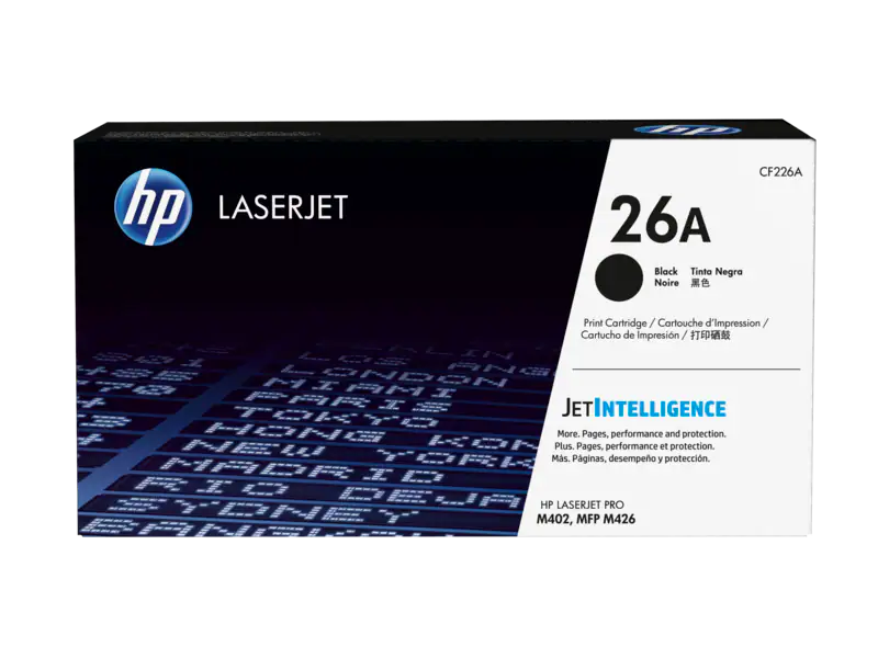 HP 26A Black Original LaserJet Toner Cartridge (CF226A)