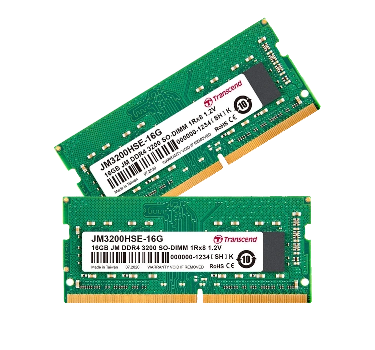 RAM 16GB DDR4 3200MHZ Transcend