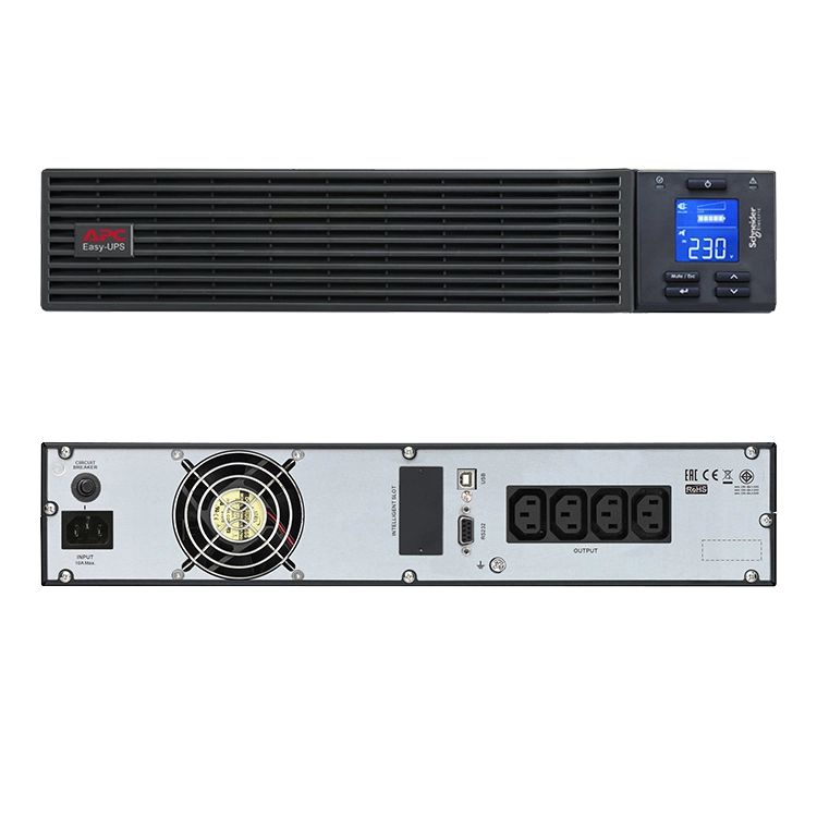APC Easy UPS On-Line, 2000VA/1600W, Rackmount 2U, 230V, 3x IEC C13