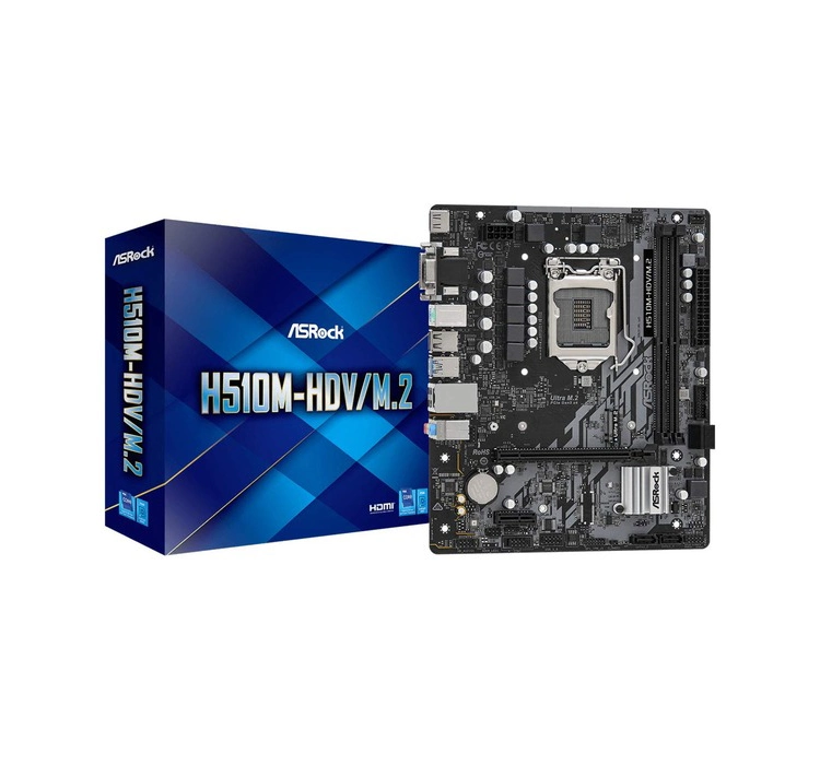 Custom Gaming Desktop PC, ASRock H510M-HDV/M.2 SE Motherboard