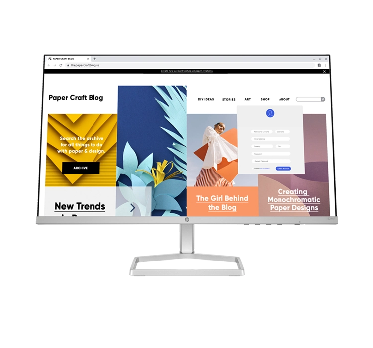 HP 524sf Series 5 23.8" FHD Monitor (94C17AA) - Image 3