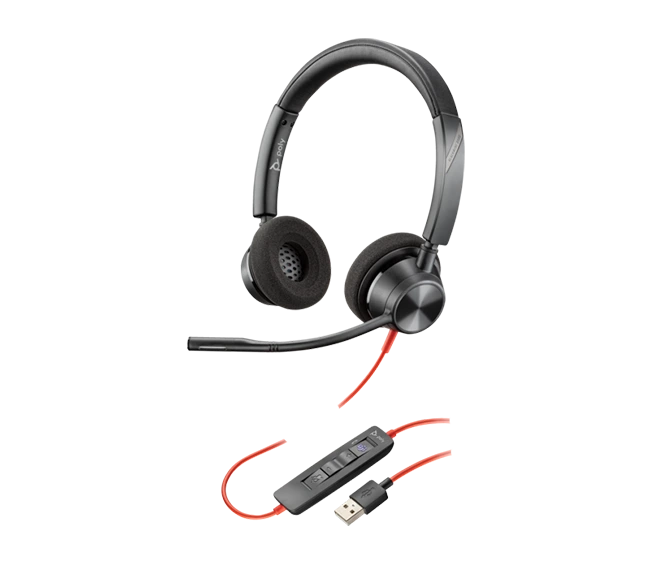Poly Blackwire 3320 MT Certified USB-A Headset (76J17AA)