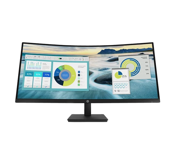 HP P34hc G4 WQHD USB-C Curved Monitor (21Y56AS)