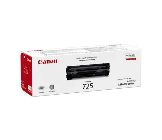 Canon 725 Black Toner Cartridge - 3484B002AA