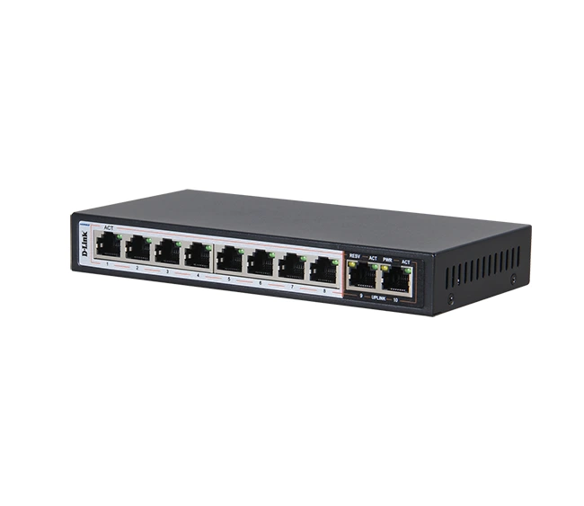 D-Link 10-Port Gigabit PoE Switch (DGS-F1010P-E) - Image 3
