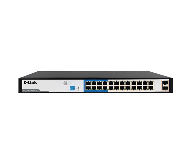 D-Link 26-Port Gigabit PoE + 2 SFP Switch (DGS-F1026P-E)
