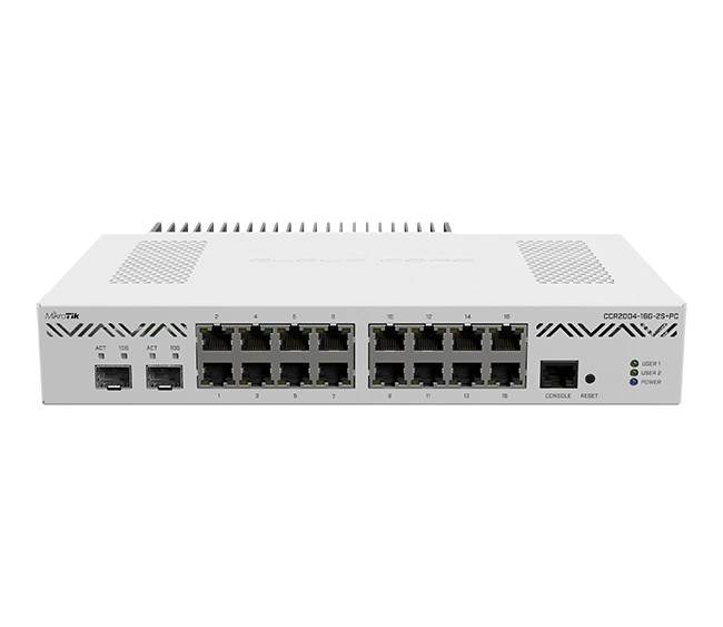 MikroTik CCR2004-16G-2S+PC Router