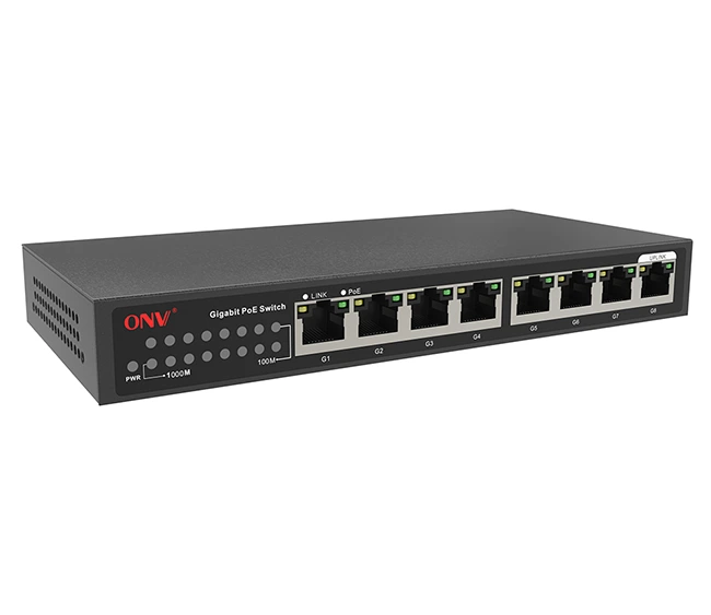 ONV POE33010PFM – 10-Port Full Gigabit Managed 8 PoE Switch