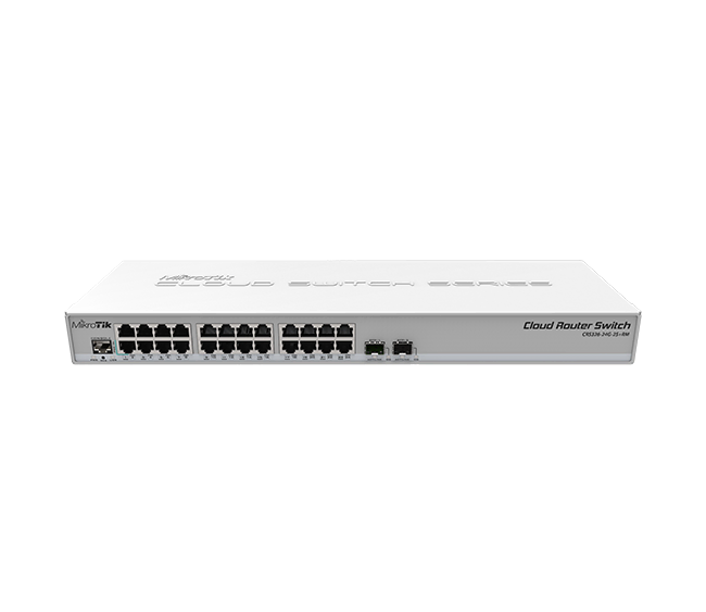 MikroTik CRS326‑24G ‑2S+RM 10G Rackmount Switch