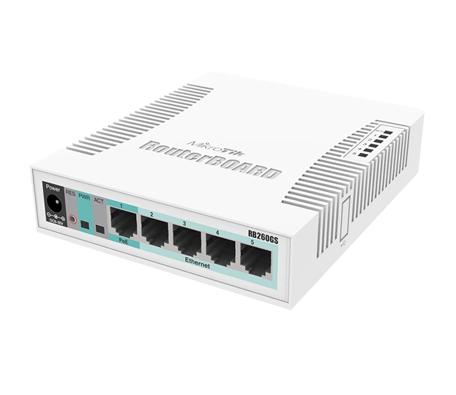 MikroTik RB260GS Smart Switch (CSS106-5G-1S)