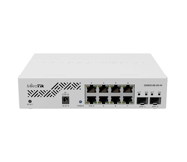 MikroTik CSS610-8G-2S+IN Cloud Router Switch