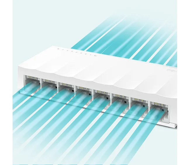 TP-Link 8-Port 10/100Mbps Desktop Switch (TL-LS1008) - Image 4