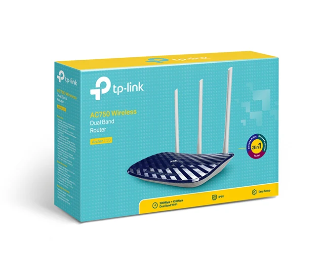 TP-Link AC750 Wireless Dual Band Router - TL-ARCHER C20 - Image 3