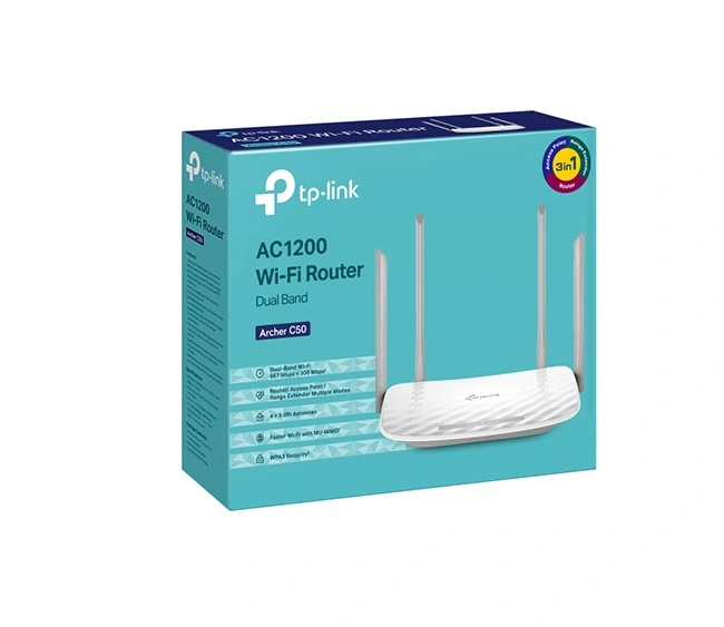 TP-Link AC1200 Wireless Dual Band Router - TL-ARCHER C50 - Image 3