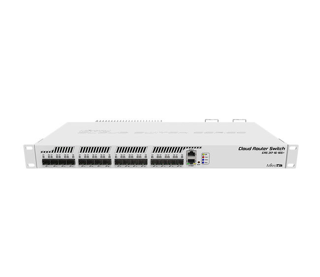 MikroTik CRS317‑1G‑16S+RM 16‑Port 10GbE Rackmount Switch