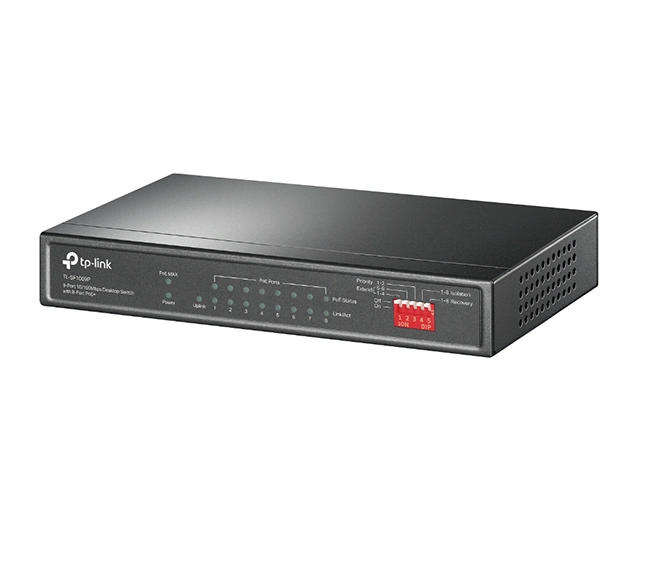 TP-Link 9-Port 10/100Mbps Desktop Switch - 8-Port PoE+(TL-SF1009P) - Image 3