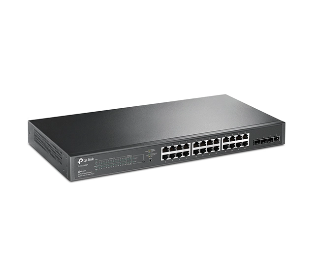 TP-Link JetStream 28-Port Gigabit Smart Switch 24-Port PoE+
