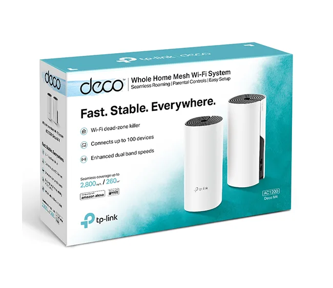 TP-Link AC1200 Whole Home Mesh Wi-Fi System - TL-DECO M4 (2-Pack) - Image 4