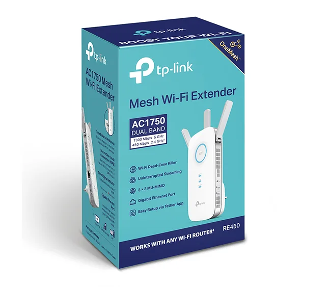 TP-Link AC1750 Wi-Fi Range Extender - TL-RE450