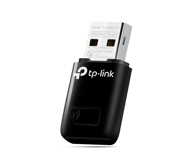 Tp-Link 300Mbps Mini Wireless N USB Adapter- TL-WN823N