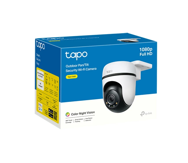 TP-Link Outdoor Pan/Tilt Security WiFi Camera - TL-TAPO C500