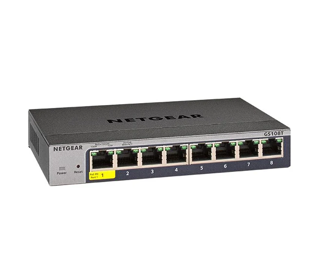 Netgear GS108T-300UKS 8-Port Gigabit Smart Managed Pro Switch