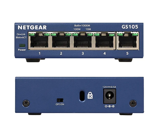 Netgear GS105UK 5-Port Gigabit Switch - Image 3
