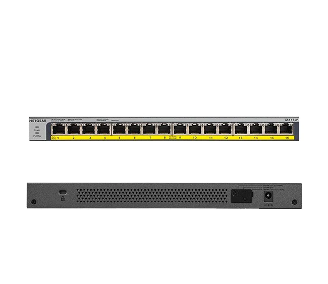 Netgear GS116LP-100EUS 16-Port PoE+ Gigabit Unmanaged Switch - Image 3