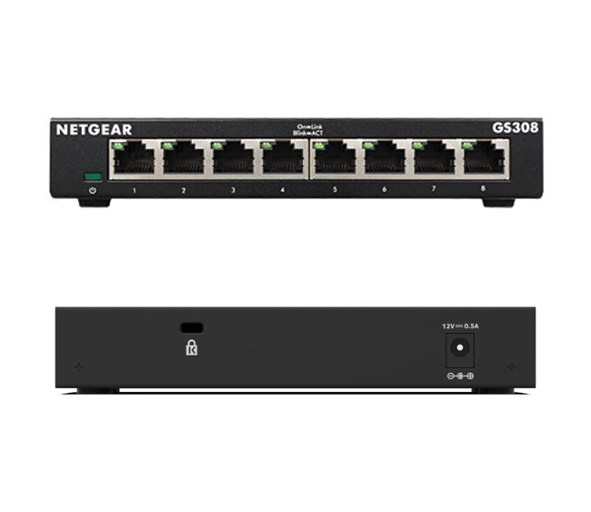 Netgear GS308-300UKS 8-Port Gigabit Unmanaged Switch - Image 3