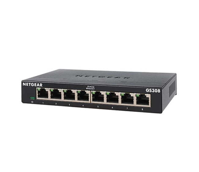 Netgear GS308-300UKS 8-Port Gigabit Unmanaged Switch