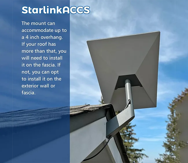 Starlink High Performance Dish Wall Mount