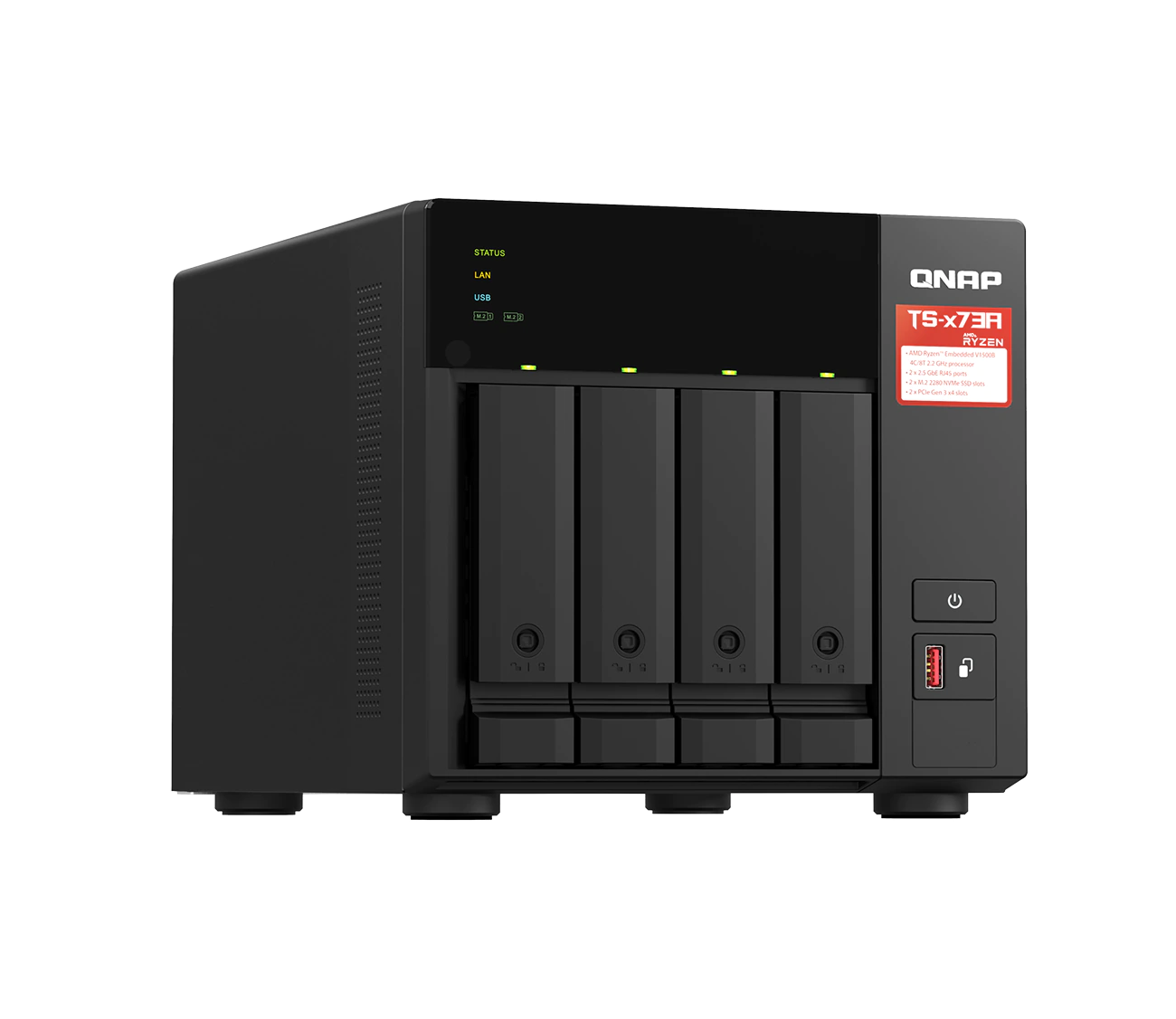QNAP TS-473A 4-Bay NAS - Image 4