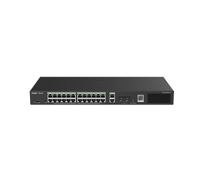 RG-ES228GS-P 28-Port Gigabit Smart Cloud Managed PoE Switch
