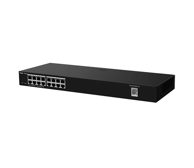 RG-ES216GC-V2, 16-Port Gigabit Smart Cloud Managed Non-PoE Switch - Image 4