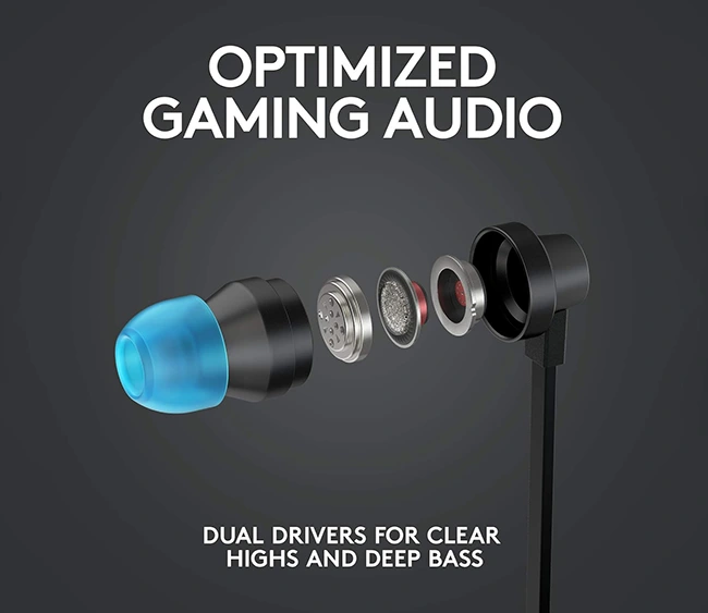 Logitech G333 Wired Gaming Earphones - Image 4