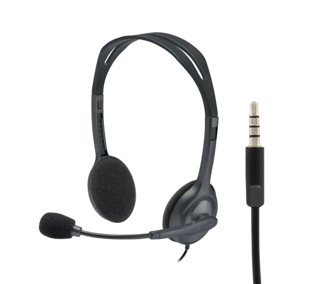 Logitech H111 Stereo Headset – Black (3.5mm Jack)