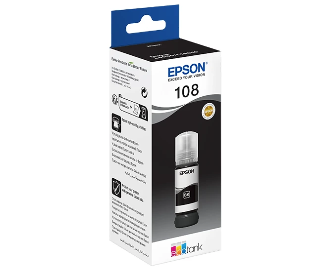 Epson 108 EcoTank Ink Bottle (70.0 ml) - Image 4