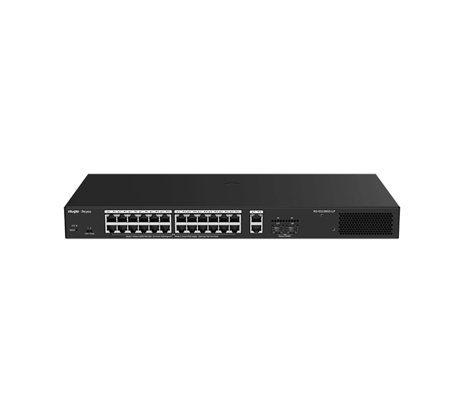Ruijie RG-ES228GS-LP 28-Port Gigabit Smart PoE+ Cloud Managed Switch