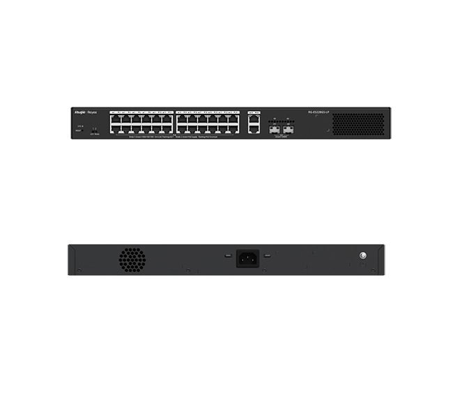 Ruijie RG-ES228GS-LP 28-Port Gigabit Smart PoE+ Cloud Managed Switch - Image 4