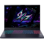 Acer Predator Helios Neo 16S AI Gaming Laptop front angle highlighting the 240Hz OLED display.