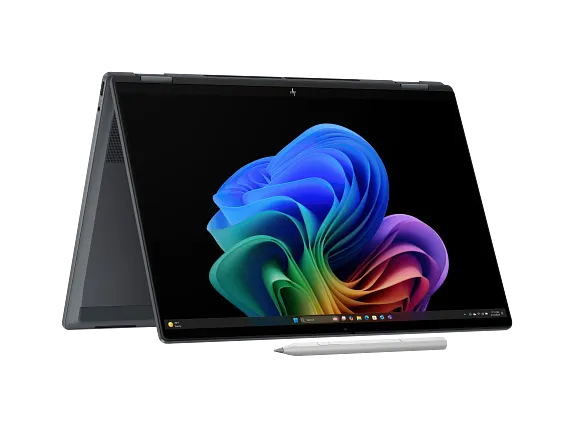 HP OmniBook X Flip 16 hinge design and premium metal chassis