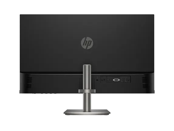 HP Series 5 527da rear panel showcasing built-in dual stereo speakers