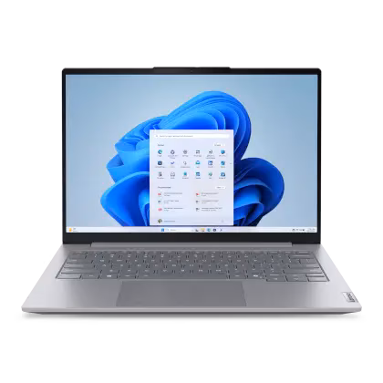 Lenovo ThinkBook 14 G9 business laptop front view open displaying 14 inch display