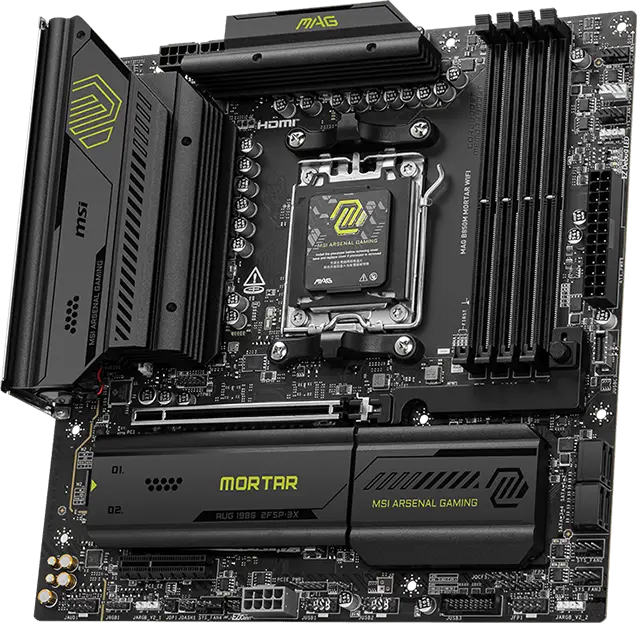 MSI MAG B850M MORTAR WIFI Gaming Motherboard 911-7E61-003